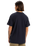 The Quiksilver Mens Slub Roundneck T-Shirt in Dark Navy