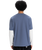The Quiksilver Mens Mercury Layer Long Sleeve T-Shirt in Vintage Indigo