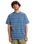 The Quiksilver Mens Tilebloom T-Shirt in Vintage Indigo
