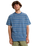 The Quiksilver Mens Tilebloom T-Shirt in Vintage Indigo
