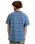 The Quiksilver Mens Tilebloom T-Shirt in Vintage Indigo