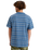 The Quiksilver Mens Tilebloom T-Shirt in Vintage Indigo