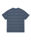 The Quiksilver Mens Tilebloom T-Shirt in Vintage Indigo