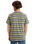The Quiksilver Mens Tengha Stripe T-Shirt in Aloe Tengha