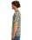 The Quiksilver Mens Tengha Stripe T-Shirt in Aloe Tengha