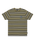 The Quiksilver Mens Tengha Stripe T-Shirt in Aloe Tengha