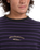 The Quiksilver Mens Mercury Old Hoops Long Sleeve T-Shirt in Purple Velvet