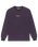 The Quiksilver Mens Mercury Old Hoops Long Sleeve T-Shirt in Purple Velvet