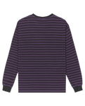 The Quiksilver Mens Mercury Old Hoops Long Sleeve T-Shirt in Purple Velvet