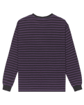 The Quiksilver Mens Mercury Old Hoops Long Sleeve T-Shirt in Purple Velvet