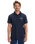 The Quiksilver Mens Stretch Polo Shirt in Dark Navy