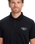 The Quiksilver Mens Stretch Polo Shirt in Black