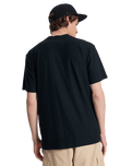 The Quiksilver Mens Slub Roundneck T-Shirt in Black