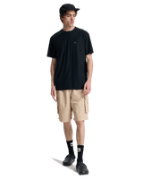 The Quiksilver Mens Slub Roundneck T-Shirt in Black