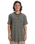 The Quiksilver Mens Onyx Stripe T-Shirt in Fallen Rock Onyx Stripe
