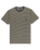 The Quiksilver Mens Onyx Stripe T-Shirt in Fallen Rock Onyx Stripe