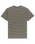 The Quiksilver Mens Onyx Stripe T-Shirt in Fallen Rock Onyx Stripe