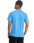 The Quiksilver Mens Dola Injected Slub T-Shirt in Riviera