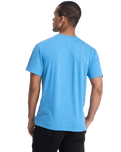 The Quiksilver Mens Dola Injected Slub T-Shirt in Riviera