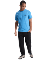 The Quiksilver Mens Dola Injected Slub T-Shirt in Riviera