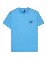 The Quiksilver Mens Dola Injected Slub T-Shirt in Riviera