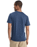 The Quiksilver Mens Dola Dola Injected T-Shirt in Dark Navy