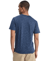 The Quiksilver Mens Dola Dola Injected T-Shirt in Dark Navy