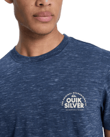 The Quiksilver Mens Dola Dola Injected T-Shirt in Dark Navy