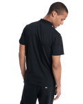 The Quiksilver Mens Stretch Polo Shirt in Black