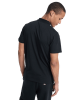 The Quiksilver Mens Stretch Polo Shirt in Black