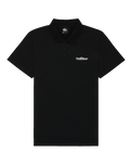 The Quiksilver Mens Stretch Polo Shirt in Black