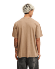 The Quiksilver Mens Guana Washed T-Shirt in Pine Bark