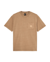 The Quiksilver Mens Guana Washed T-Shirt in Pine Bark