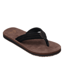 Carver Suede 26 Plus Flip Flops in Brown 2