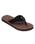 Carver Suede 26 Plus Flip Flops in Brown 2