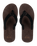 Carver Suede 26 Plus Flip Flops in Brown 2