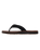 Carver Suede 26 Plus Flip Flops in Brown 2