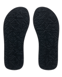 Molokai Layback 26 Flip Flops in Black Holmes