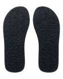 Molokai Layback 26 Flip Flops in Black Quik Tough