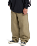 The Quiksilver Mens Mercury Straight Out Trousers in Elmwood