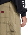 The Quiksilver Mens Mercury Straight Out Trousers in Elmwood