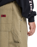 The Quiksilver Mens Mercury Straight Out Trousers in Elmwood