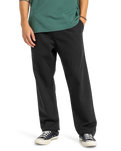 Taxer Twill Trousers in Black