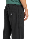 Taxer Twill Trousers in Black