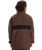The Quiksilver Mens Omni Sherpa Fleece Jacket in Chocolate Brown