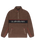 The Quiksilver Mens Omni Sherpa Fleece Jacket in Chocolate Brown