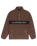 The Quiksilver Mens Omni Sherpa Fleece Jacket in Chocolate Brown