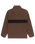 The Quiksilver Mens Omni Sherpa Fleece Jacket in Chocolate Brown