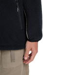 The Quiksilver Mens Omni Sherpa Fleece Jacket in Black