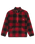 The Quiksilver Mens Mercury Woodlands Sherpa Fleece Jacket in Woodlands Biking Red